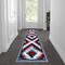 Flash Furniture Red 2' x 7' Diamond Patterned Area Rug OKR-RG1106-27-RD-GG - alternate 1